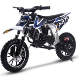 MotoTec Warrior 52cc 2-Stroke Kids Gas Dirt Bike - Black