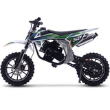 MotoTec Warrior 52cc 2-Stroke Kids Gas Dirt Bike - Green