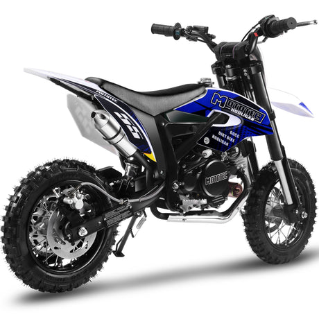 MotoTec Hooligan 60cc 4-Stroke Gas Dirt Bike - Black