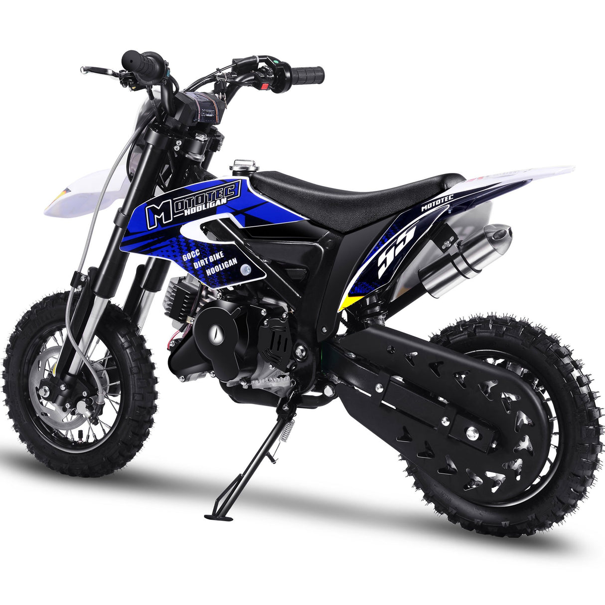 MotoTec Hooligan 60cc 4-Stroke Gas Dirt Bike - Black