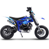 MotoTec Hooligan 60cc 4-Stroke Gas Dirt Bike - Blue