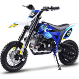 MotoTec Hooligan 60cc 4-Stroke Gas Dirt Bike - Blue