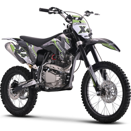 MotoTec - X4 150cc 4-Stroke Gas Dirt Bike Black