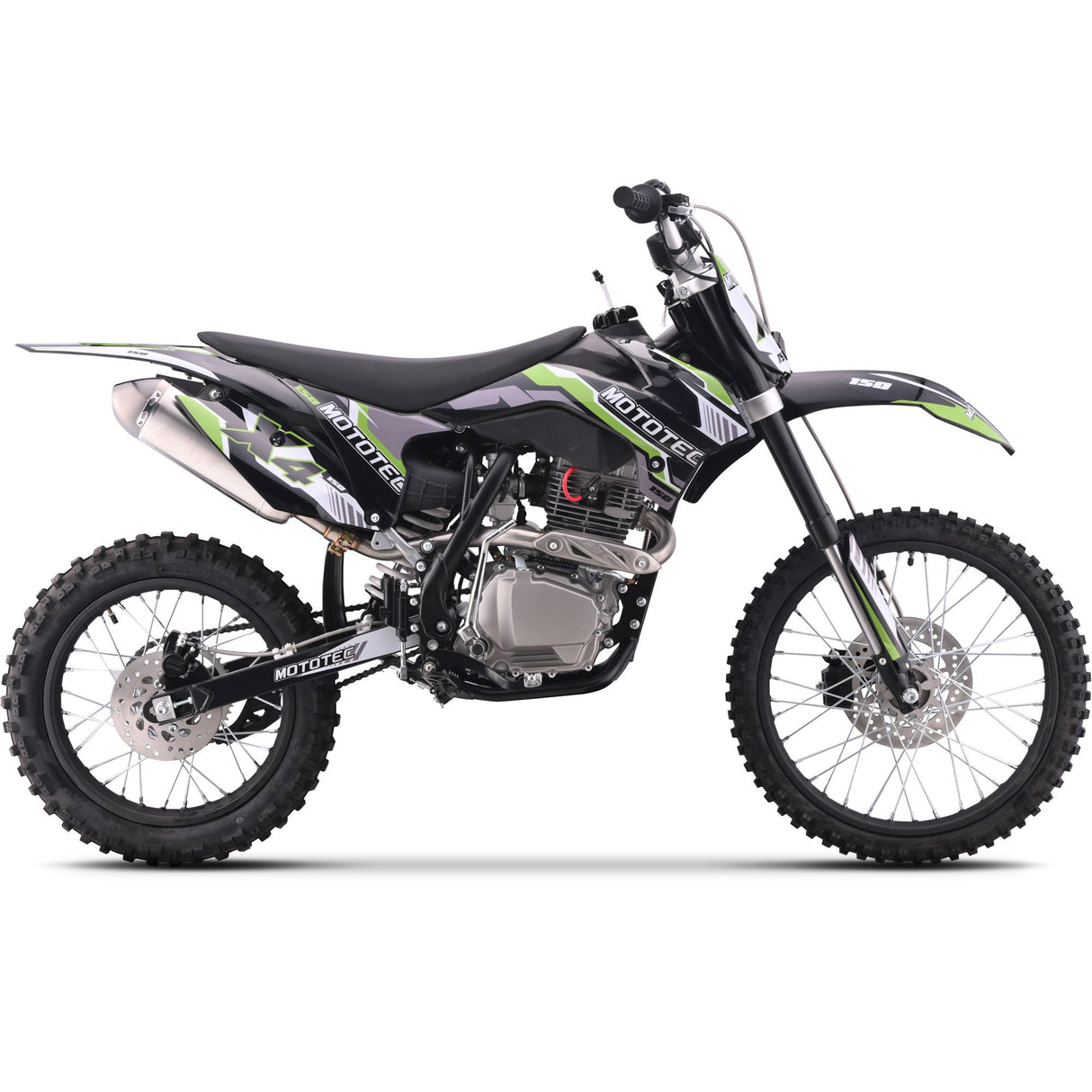 MotoTec X4 150cc 4-Stroke Gas Dirt Bike