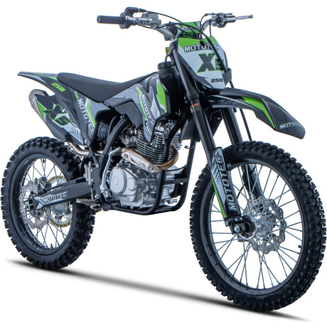 MotoTec - X5 250cc 4-Stroke Gas Dirt Bike Black