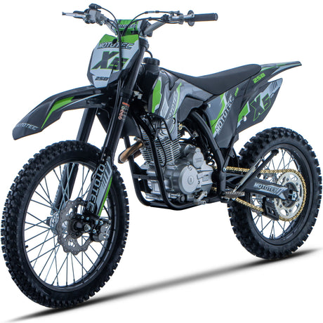 MotoTec - X5 250cc 4-Stroke Gas Dirt Bike Black