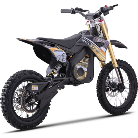 MotoTec - 48V 1800W Pro Electric Dirt Bike Lithium Orange