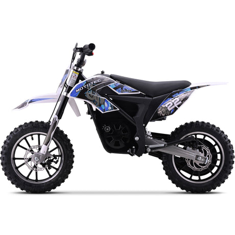 MotoTec 36v 790w Demon Electric Dirt Bike Lithium - Blue