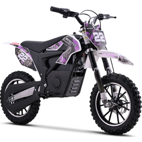 MotoTec 36v 790w Demon Electric Dirt Bike Lithium - Purple
