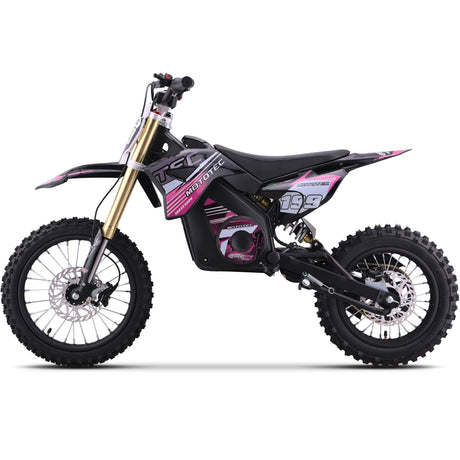 MotoTec 48v 1800w Pro Electric Dirt Bike Lithium - Pink