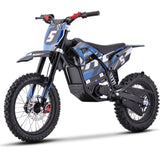 MotoTec 60v 2000w Pro Electric Dirt Bike Lithium - Blue