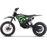 MotoTec 60v 2000w Pro Electric Dirt Bike Lithium - Green