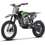 MotoTec 60v 2000w Pro Electric Dirt Bike Lithium - Green