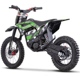 MotoTec 60v 2000w Pro Electric Dirt Bike Lithium - Green