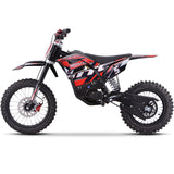 MotoTec 60v 2000w Pro Electric Dirt Bike Lithium - Red