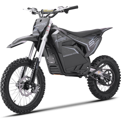 MotoTec 72v 5000w Pro Electric Dirt Bike Lithium - Grey