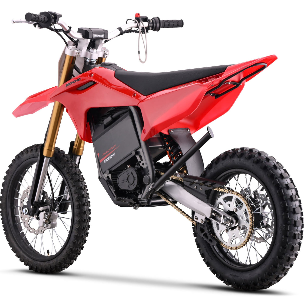 MotoTec 72v 8000w Pro Electric Dirt Bike 17/14 Lithium - Red