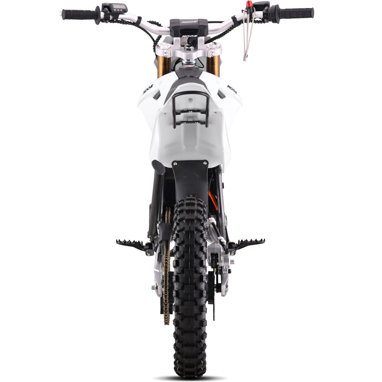 MotoTec 72v 8000w Pro Electric Dirt Bike 17/14 Lithium - White