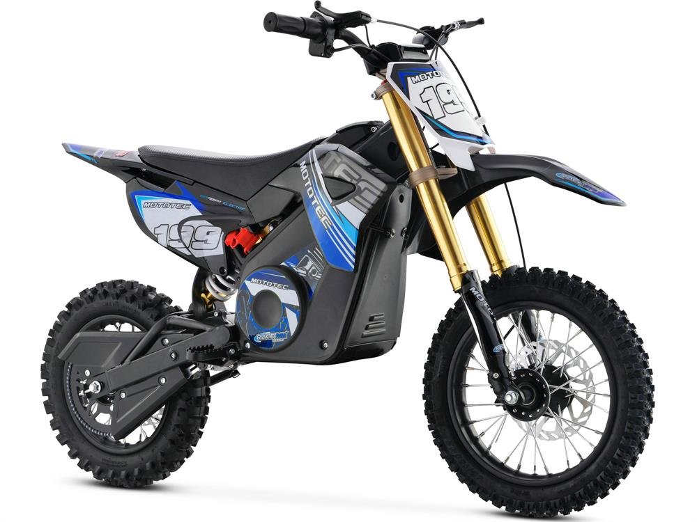 MotoTec 36v 1200w Pro Electric Dirt Bike Lithium - Blue