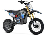 MotoTec 36v 1200w Pro Electric Dirt Bike Lithium - Blue