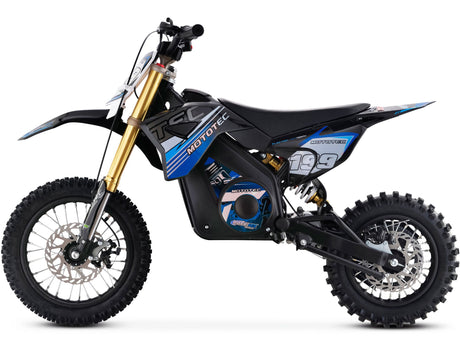 MotoTec 36v 1200w Pro Electric Dirt Bike Lithium - Blue
