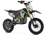 MotoTec 36v 1200w Pro Electric Dirt Bike Lithium - Green