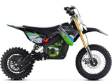 MotoTec 36v 1200w Pro Electric Dirt Bike Lithium - Green