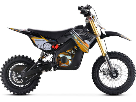 MotoTec 36v 1200w Pro Electric Dirt Bike Lithium - Orange