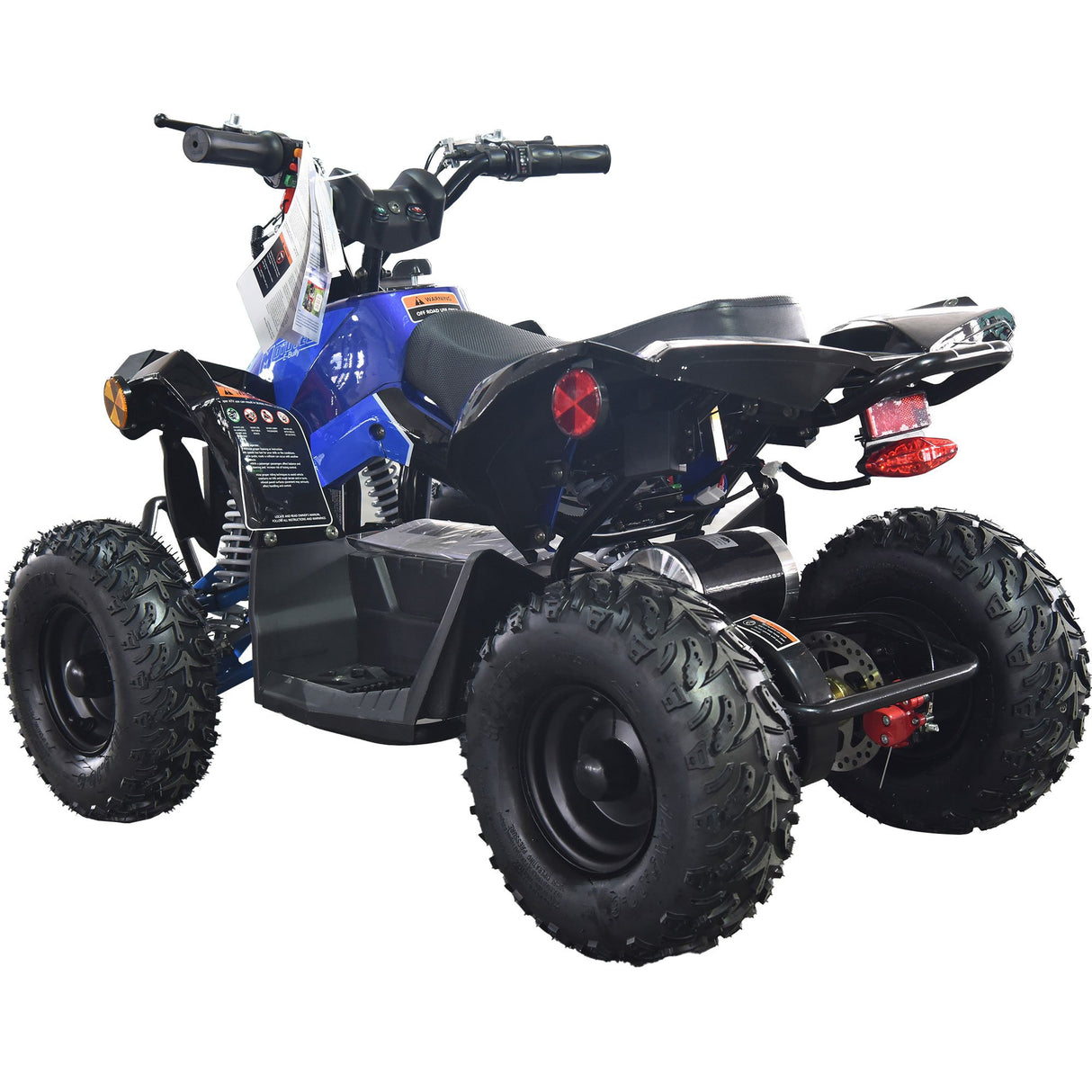 MotoTec - E-Bully 36v 1000w ATV Electric Kids Off-Road Vehicle - Blue