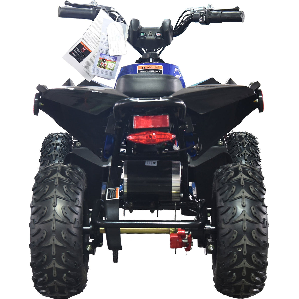 MotoTec - E-Bully 36v 1000w ATV Electric Kids Off-Road Vehicle - Blue