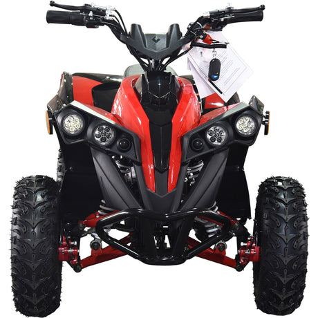 MotoTec - E-Bully 36v 1000w ATV Electric Kids Off-Road Vehicle - Red