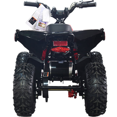 MotoTec - E-Bully 36v 1000w ATV Electric Kids Off-Road Vehicle - Red
