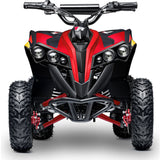 MotoTec - E-Bully 36v 1000w ATV Electric Kids Off-Road Vehicle - Red