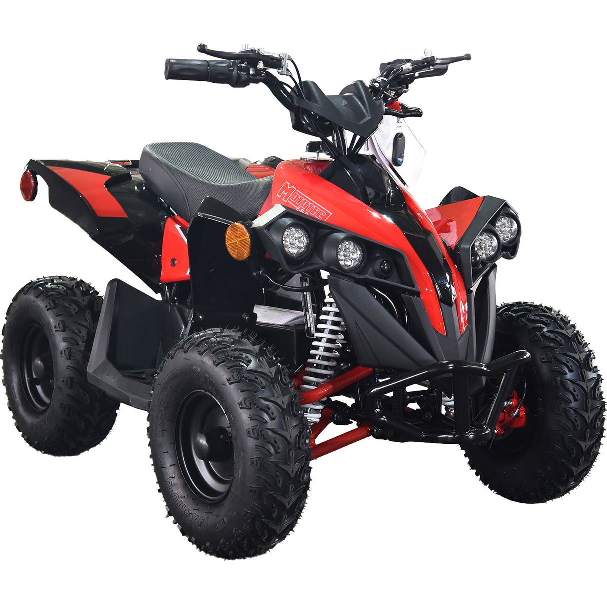 MotoTec - E-Bully 36v 1000w ATV Electric Kids Off-Road Vehicle - Red