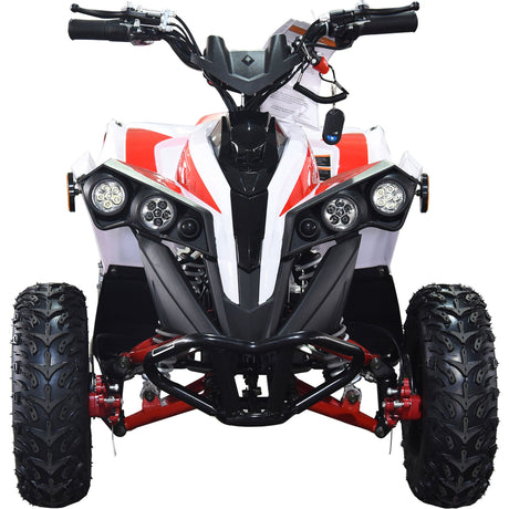 MotoTec - E-Bully 36v 1000w ATV Electric Kids Off-Road Vehicle - White