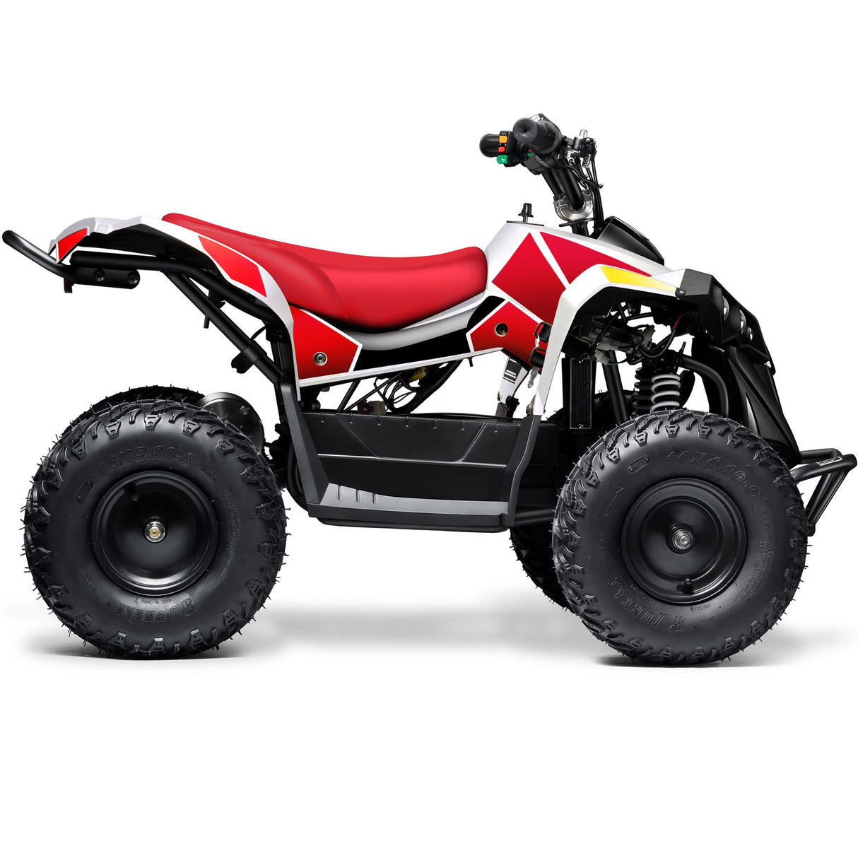 MotoTec - E-Bully 36v 1000w ATV Electric Kids Off-Road Vehicle - White