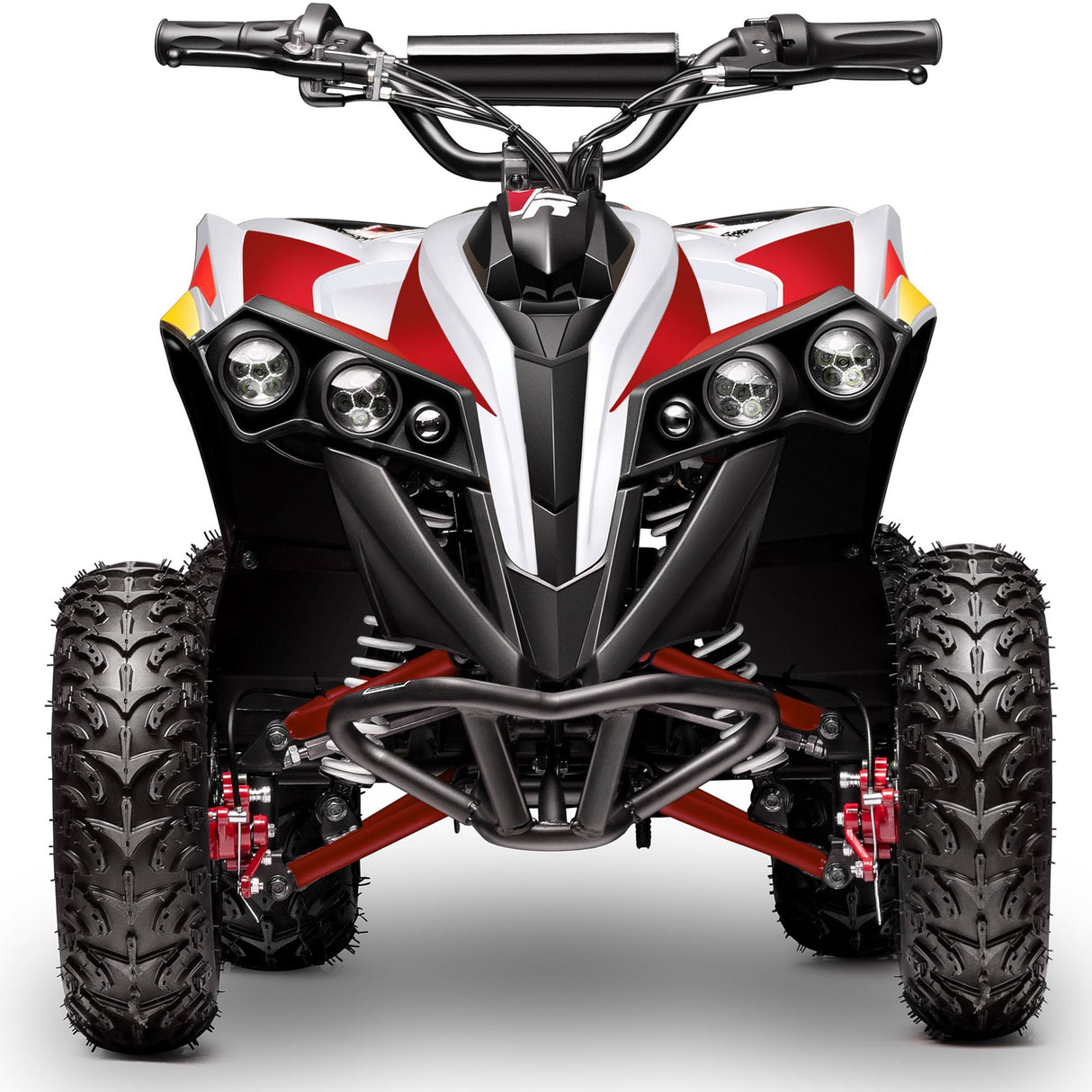MotoTec - E-Bully 36v 1000w ATV Electric Kids Off-Road Vehicle - White