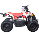 MotoTec - E-Bully 36v 1000w ATV Electric Kids Off-Road Vehicle - White