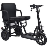 MotoTec Folding Mobility Electric Trike 48v 700w Dual Motor Lithium Bl