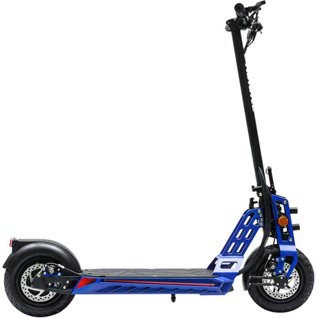 MotoTec Free Ride 48v 600w Lithium Electric Scooter - Blue
