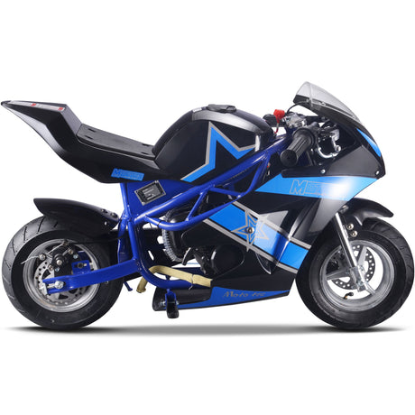 MotoTec Gas Pocket Bike GT 49cc 2-Stroke - Blue
