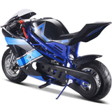 MotoTec Gas Pocket Bike GT 49cc 2-Stroke - Blue