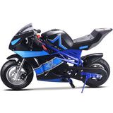MotoTec Gas Pocket Bike GT 49cc 2-Stroke - Blue