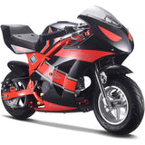 MotoTec Gas Pocket Bike GT 49cc 2-Stroke - Red