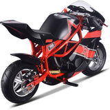 MotoTec Gas Pocket Bike GT 49cc 2-Stroke - Red