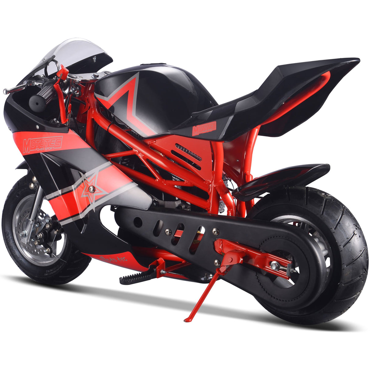 MotoTec Gas Pocket Bike GT 49cc 2-Stroke - Red