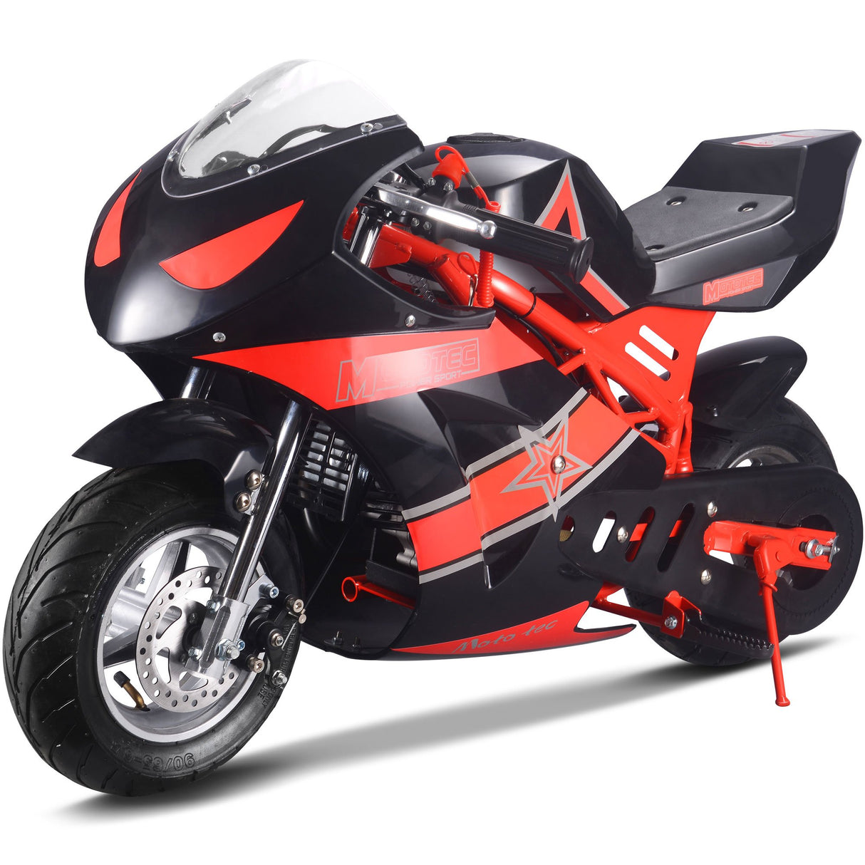 MotoTec Gas Pocket Bike GT 49cc 2-Stroke - Red