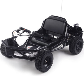 MotoTec Sandman Kids Gas Powered 49cc Go Kart - Black