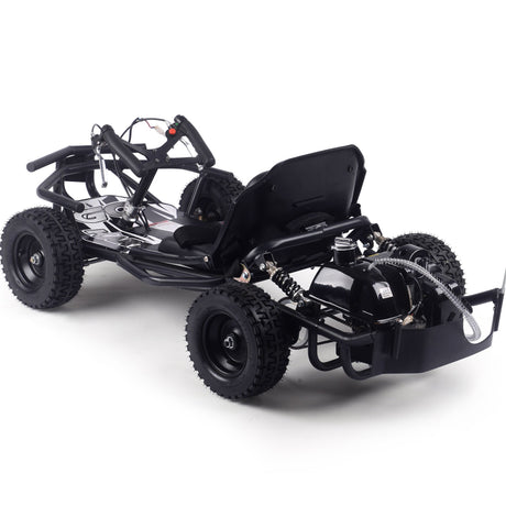 MotoTec Sandman Kids Gas Powered 49cc Go Kart - Black