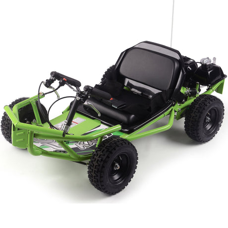 MotoTec Sandman Kids Gas Powered 49cc Go Kart - Green